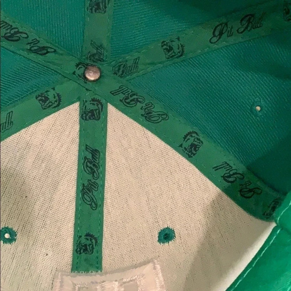 Pit Bull Texas Fitted Baseball Cap Green New - Picture 7 of 10